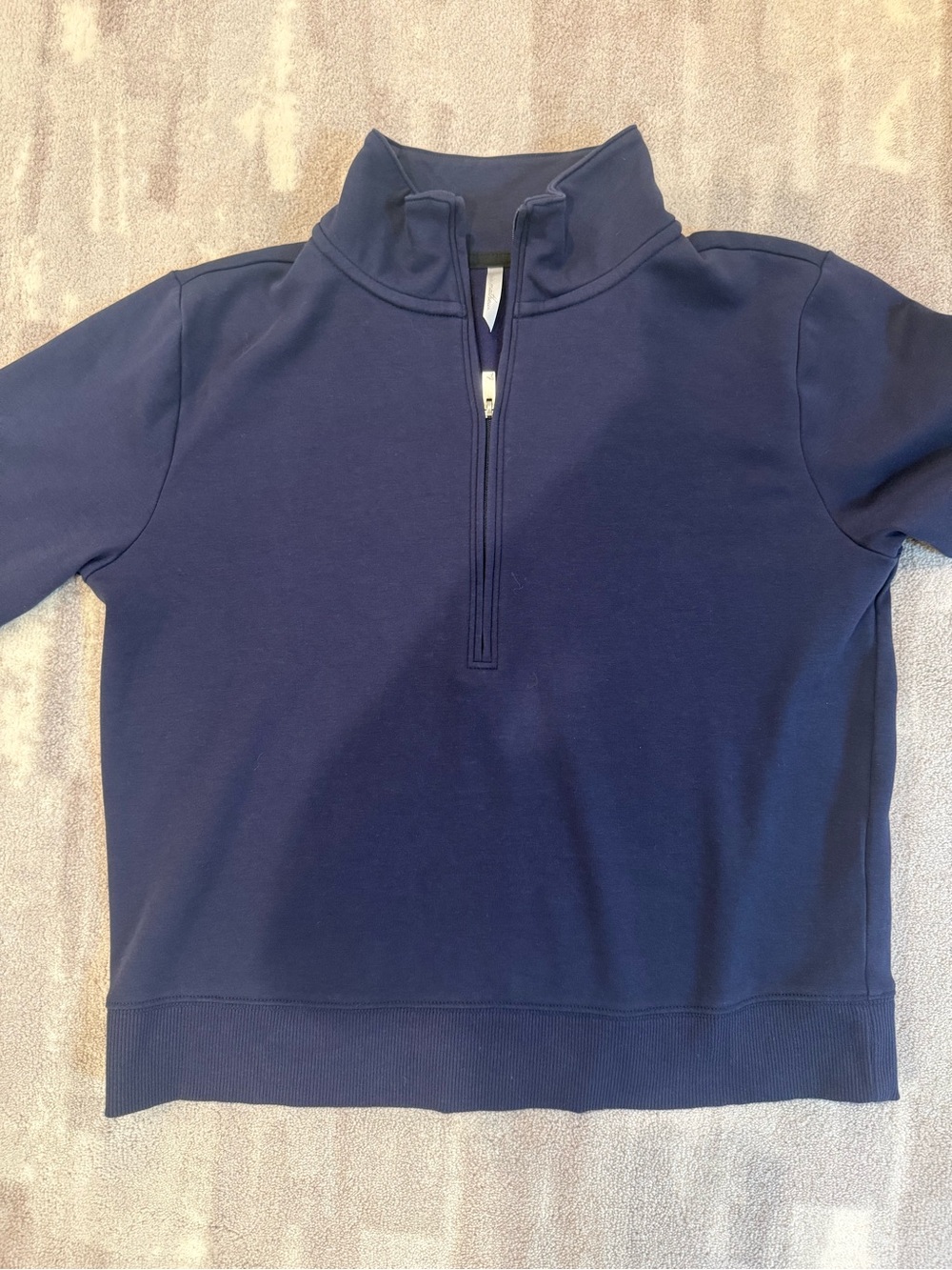Travis Matthew Women’s S Navy Quarter-Zip Pullover Top